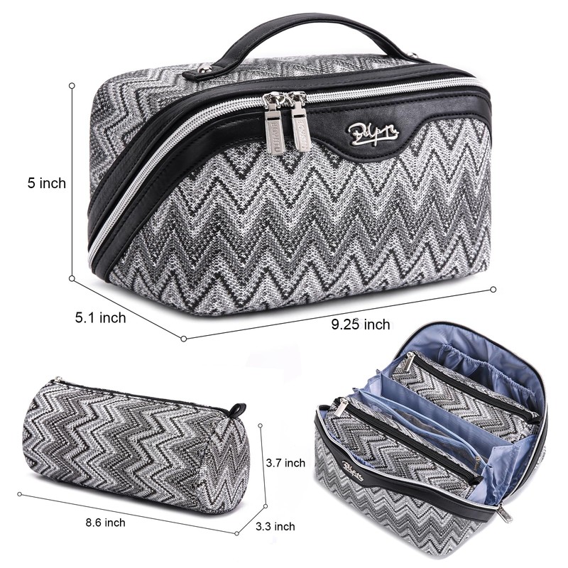 Travel Makeup Bag for Women: Western Boho Make up Bag
