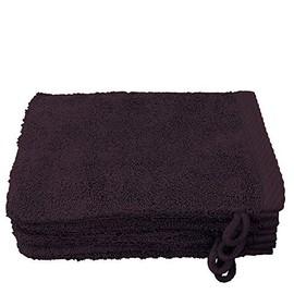 Lanudo® Pure Line Wash Cloth, Set of 4, Pure Terry Cotton, 21 x 15 cm, Purple