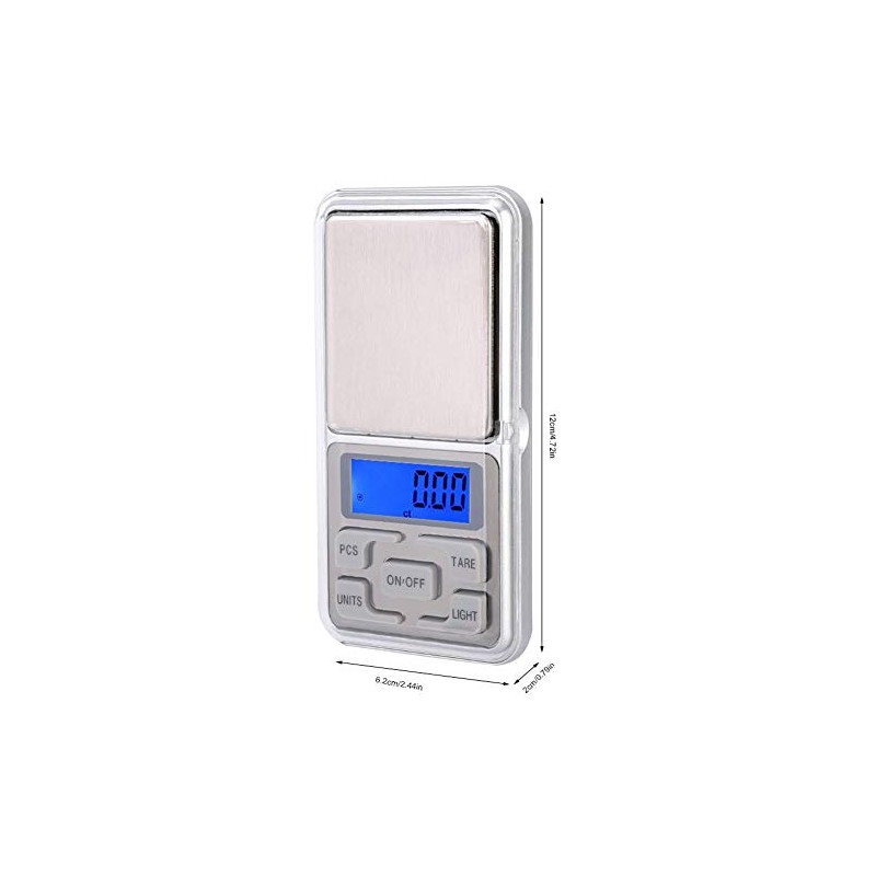 500 g 0.1 g Pocket Scale, Mini Electronic Digital Pocket