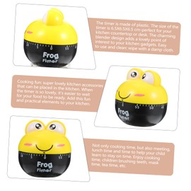 MAGICLULU Cartoon Kitchen Timer Mechanical Timer Device for Cooking Portable for Playtime and Exercise Easy to Use Kitchen Utensil