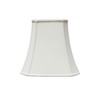 Royal Designs Rectangle Cut Corner Lamp Shade - White -
