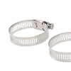 2Pcs 1in High Temp Pipe Clamps Connector Sturdy Exhaust Pipe