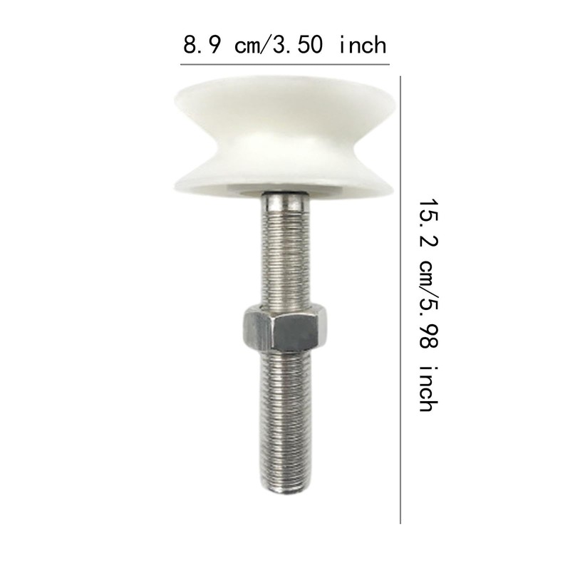 Baoblaze Cold Storage Sliding Door Upper Roller 304 Stainless Steel
