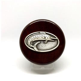 Marlin Fishing Wine Stopper Exotic Rosewood Custom Fishing Bottle Stopper – Cigar Cutters by Jim