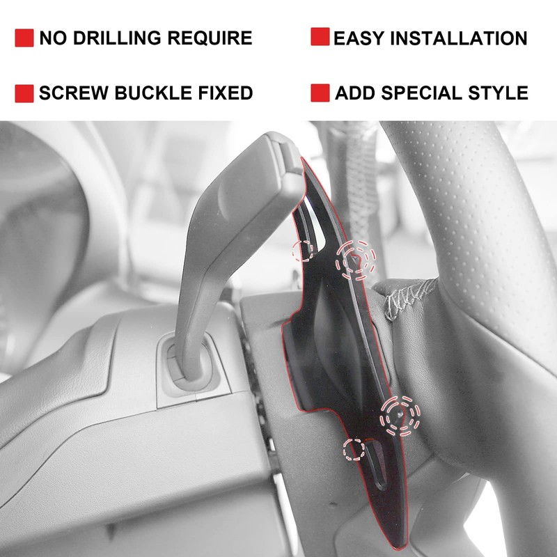 JHO Paleta de extensión para volante de coche para Ford