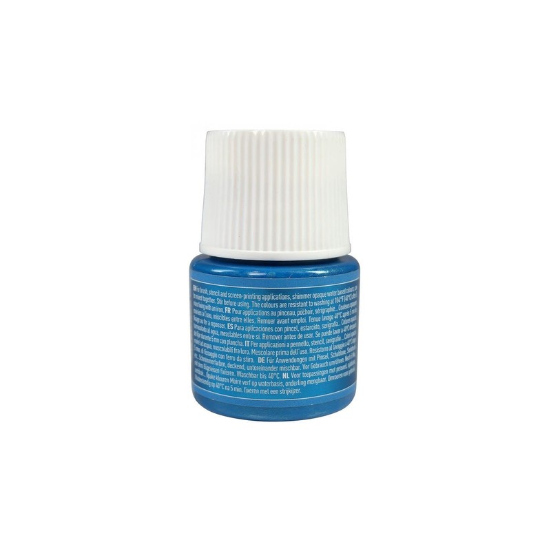 Pebeo Setacolor Shimmer 45ml 69 Electric Blue (Bttl)