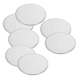 PATIKIL 38mm Steel Disc, 20Pcs Metal Stamping Blanks Tags Circle Round Metal Plate Strike DIY 304 Stainless Steel for Laser Engraving Stamping Craft Name Tag