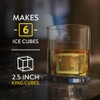 BLOXX Silicone Ice Cube Tray with Lid for Freezer |