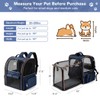Lekebobor Extra Large Cat Backpack Carrier Expandable Pet Carrier Backpack