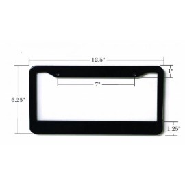 OwnTheAvenue Vintage Style Retro Old School 80s 70s Pattern License Plate Frame