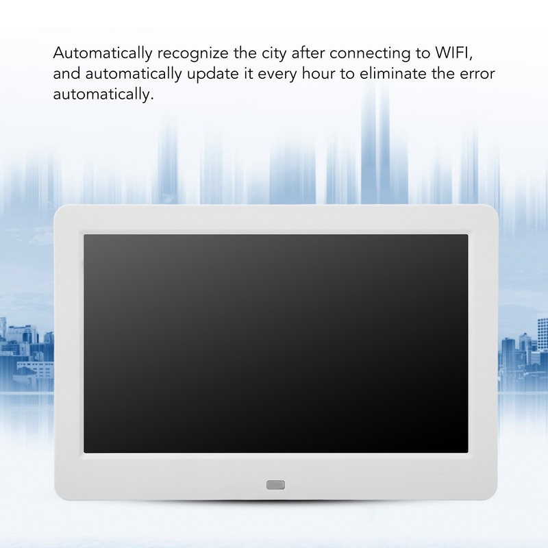 Digital Clock 10.2inch Screen 5 Sets of Alarm Settings Wifi