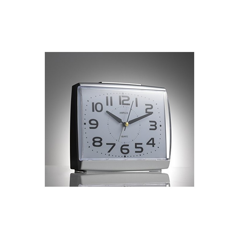 KG Homewares Large Numbers Dial With Silent Sweep Light Snooze