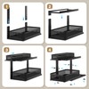Corbyles 2 Pack 21IN-Depth Under Sink Organizer With Next-Gen Ball-Bearing