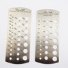 EEToolsSet® 2 Stainless Steel Drill Gauges Metric & Imperial Gauge