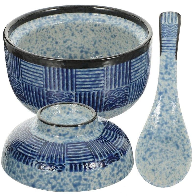 Kichvoe 1 Set Japanese Soup Bowls Miso Soup Bowls With