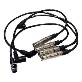 Cables de Bujías compatible con VW Gol, Polo, Lupo y Saveiro, Set Completo de Encendido, Conectores Metálicos de Alta Resistencia