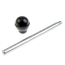 1/3Pack 3/8" Dia Round Black KNOB Weight Stack Pin Stainless Gym Equipment Locking Weight Loading Pin Strength Training Multifunction Replacement Part ，FREE Lanyard (1Pack, Φ3/8in x 2-1/2in)