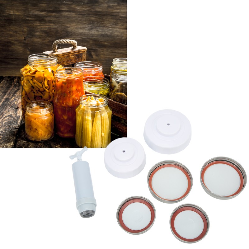 Mason Jar Vacuum Sealer Jar Vacuum Sealing Kit with Accessory
