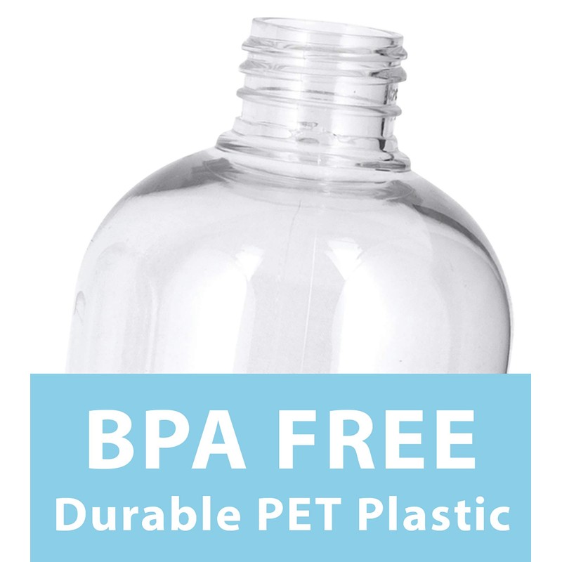 JUVITUS 16 oz / 500 ml Clear Plastic PET Slim