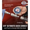 McKillans® High Pressure Washer Gauge - Push-to-Connect 3/8" Automatic Quick