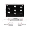CNSPEED Front Bumper Tow Hook License Plate Mount Relocator Bracket
