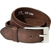 Tom Ramsey Men's Black or Brown Leather Belt for jeans