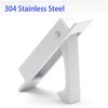 Dontay Pocket Door Pull Handle, Edge Pull, Professional Stainless Steel