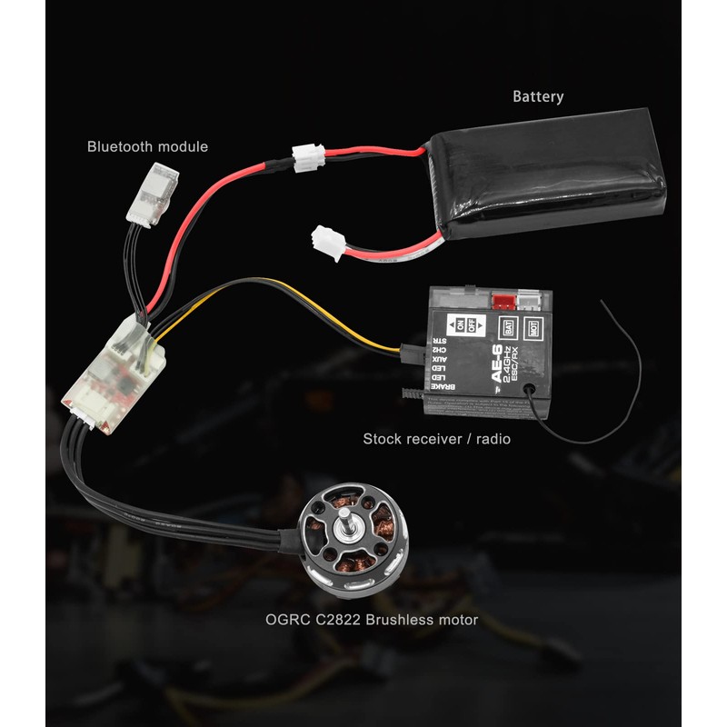 OGRC C2822 Outrunner Brushless Motor 1400KV RC Models Brushless Motor