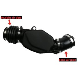 Lskioer 2Pcs Air Intake Hoses, Engine Air Intake Resonator Hose Tube Duct Boot Fits for Infiniti G35 G35X 2003-2007, Replaces 16576-AL50A, 16576EG00A