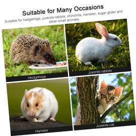 WOONEKY Hamster Tunnel Hideout Winter Nest for Guinea Pig Hedgehog Chinchilla Cozy Resting Tube Durable Pet Play Accessory for Indoor Outdoor Use