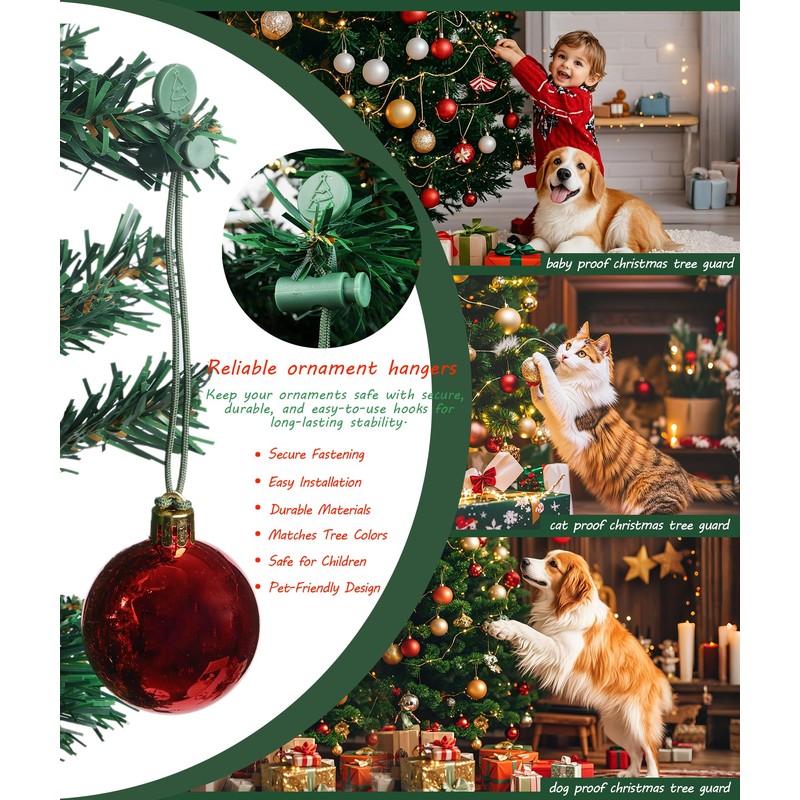 Exakior Christmas Ornament Hooks – Essential Christmas Tree Decorating Hangers
