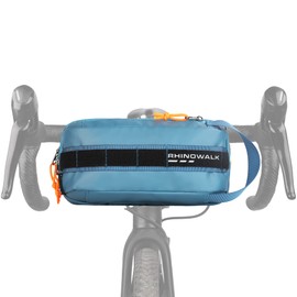 Rhinowalk Bicycle Handlebar Bag, Waterproof, Front Bag, Multi-functional, Cycling Bag, Lightweight, 2.4L Shoulder Bag, Chest Bag, Reflective Tape, Easy Installation, Portable, Convenient Shoulder