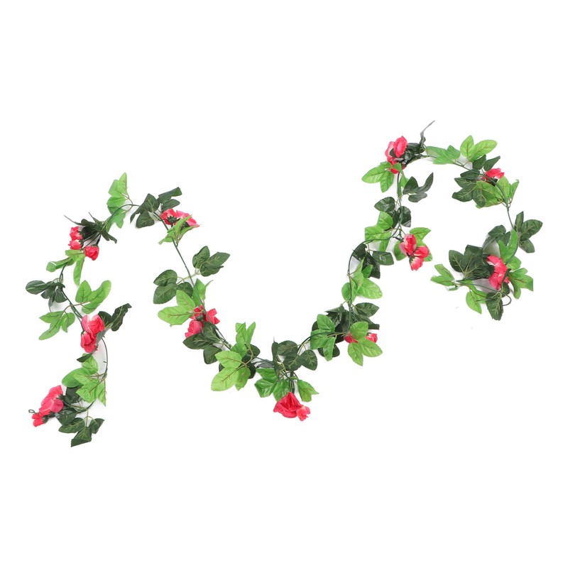 Artificial Rose Vine High Simulation Decorative Rose Vine Garland Fake
