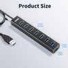 atolla Aluminum 7-Port USB 3.0 Hub with 1m Extension Cable