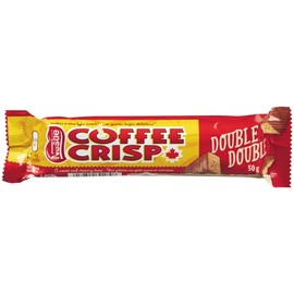 Coffee Crisp Double Double Chocolate Candy Bars, 50g/1.76oz, Pack of 8, Shipped from Canada