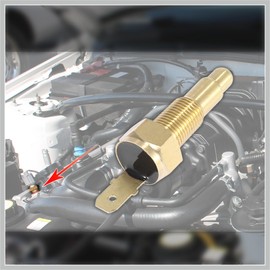 RATCHROLL Universal Engine Cooling Fan Temperature Thermo Sensor Switch 1/8" NPT 200 Degree on 185 Degree Off Replacement Car Parts