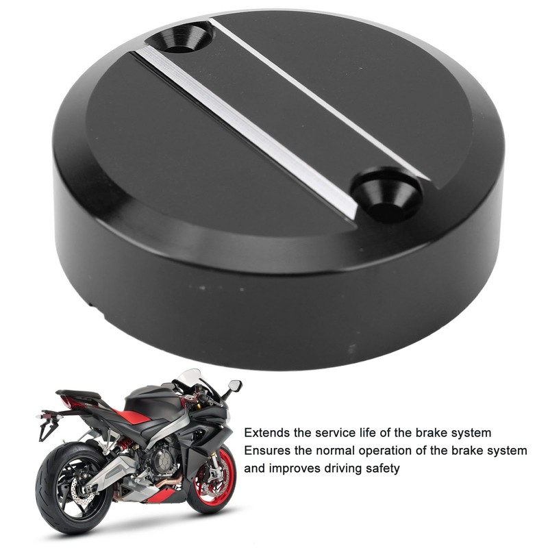 Front Brake Fluid Reservoir Cap Increases Lifespan CNC Aluminum Alloy