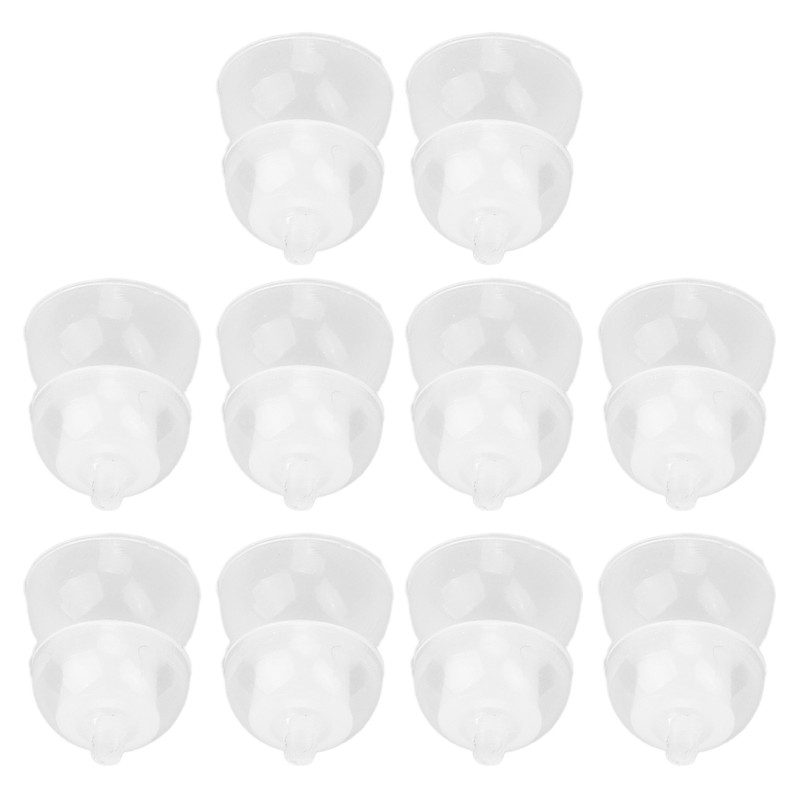 10Pcs Silicone Eartips Double Layer Washable Design Antistatic Detachable Earbud