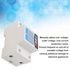 Over Under Voltage Protector Current Limit Din Rail Adjustable 2