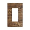 Rustic Farmhouse Decorative Light Switch Cover Plate 1 Gang Rocker