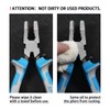 SPEEDWOX Glass Running Pliers with Rubber Tips 8 Inch Flat