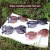 LADEESSE 4 Pack Bifocal Reading Sunglasses for Women Fashion Cateye