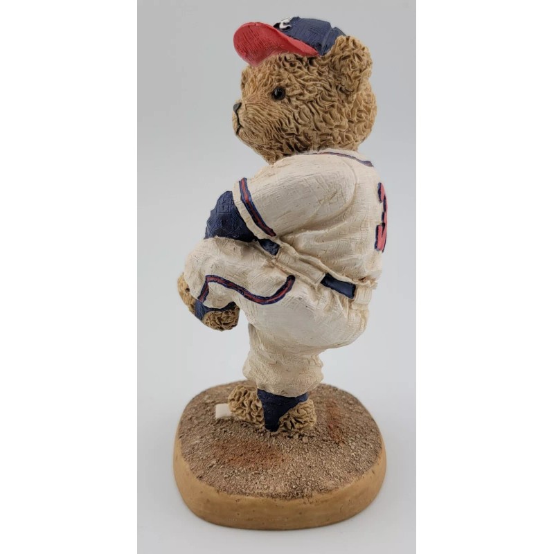 Cooperstown Bears Atlanta Braves 1995 The Windup Ceramic Cooperstown Bear