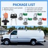 Tektall Ignition Switch Lock Cylinder Door Lock Cylinder with Key