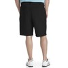 Reebok Big and Tall Golf Performance Flat-Front Shorts Black 48