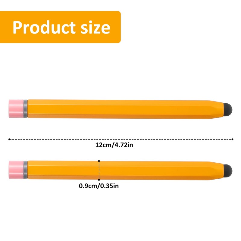 2 Pcs Smart Board Pen, Yellow High Sensitivity Precision Stylus