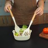 2Pcs Large Silicone Cooking Spoon Set, Nonstick Serving Spoons for