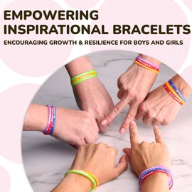 Rubber Bracelets - 100 Pcs Silicone Wristbands - Rubber Band Bracelet Party Favors for Kids - Rubber Bracelet for Kids - Silicone Wristband for Kids - Wristbands Silicone - Vending Machine Toys