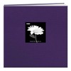 Pioneer Book Cloth Cover Post Bound Album 12"X12" - Grape