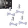 4pcs LED Display Spot Lights 5V Dimmable USB Mini Spotlight